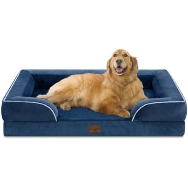 Comfort Expression Extra Large Dog Beds, Waterproof Orthopedic Foam Dog Beds