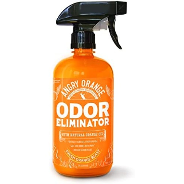 ANGRY ORANGE Pet Odor Eliminator for Dog and Cat Urine, Carpet Stains