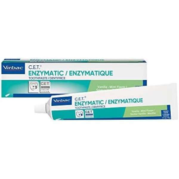 Virbac C.E.T. Enzymatic Toothpaste Eliminates Bad Breath by Removing Plaque