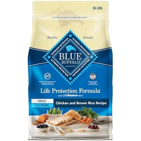 Blue Buffalo Life Protection Formula Adult Dry Dog Food, Helps Build