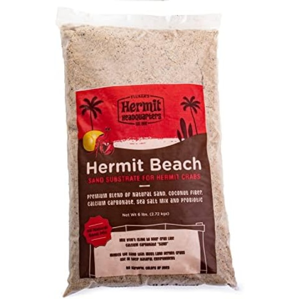 Fluker's All Natural Premium Hermit Crab Sand Substrate, Sand Mixture