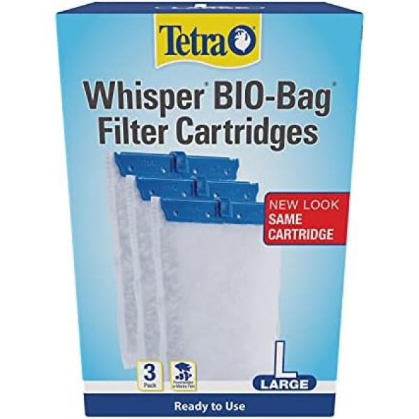 Tetra Whisper Bio-Bag Filter Cartridges For Aquariums - Ready To Use BLUE