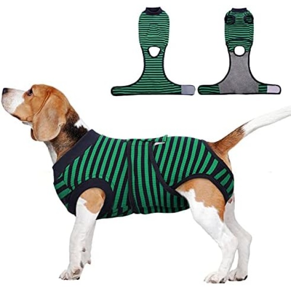 FUAMEY Recovery Suit for Dogs After Surgery,Soft Breathable Dog Bodysuit
