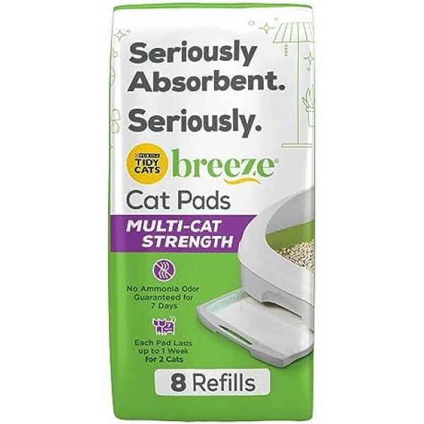 Purina Tidy Cats Cat Litter Breeze Pads Refill Pack Multi Cat Litter Pads