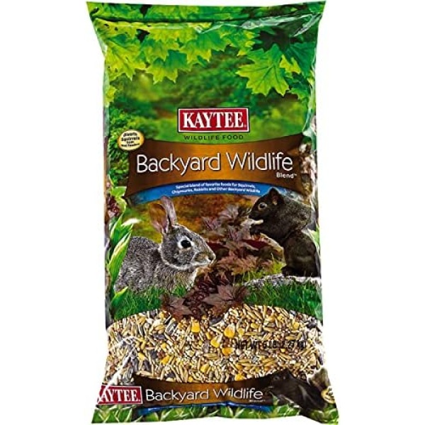 Kaytee Backyard Wildlife Food Blend For Wild Squirrels, Chipmunks, Rabbits and