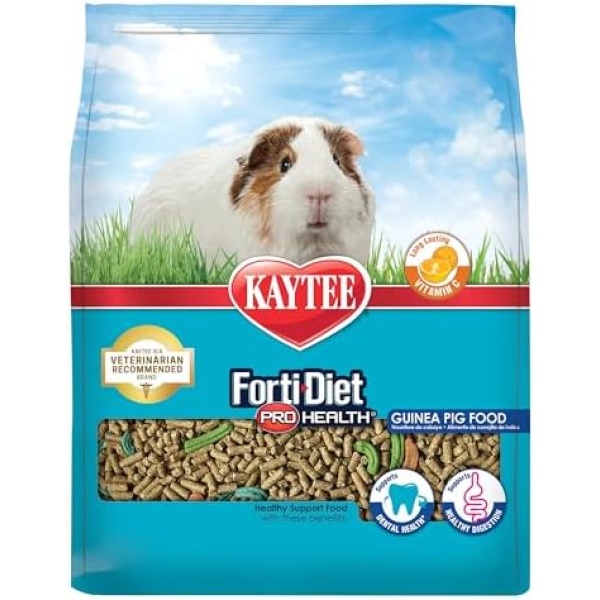 Kaytee Forti-Diet Pro Health Food for Pet Guinea Pigs, 5 Pound