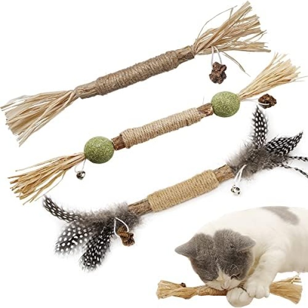 PAZ'S GIFT Catnip Toy cat Toys Catnip Toy cat chew Toy cat Kicking silvervine