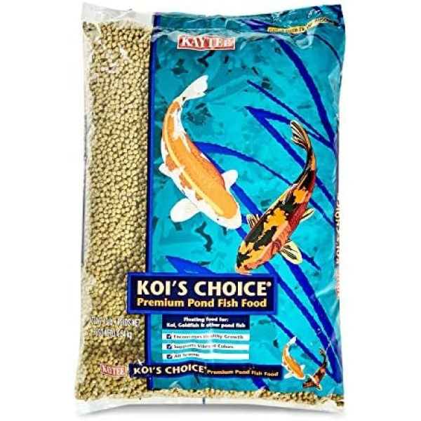 Kaytee Koi's Choice Koi Floating Fish Food, 10 Pound